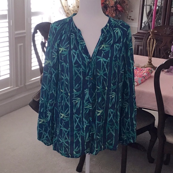 Lily Pulitzer Elsa Blouse - Picture 1 of 3